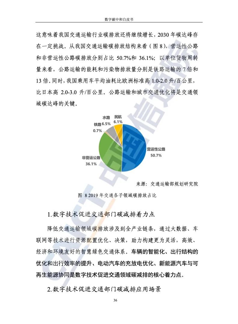 中国信通院：2021年数字碳中和白皮书