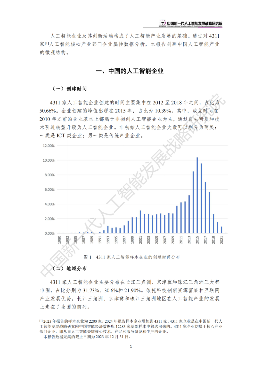 《中国新一代人工智能科技产业发展报告 2024》发布，附全文